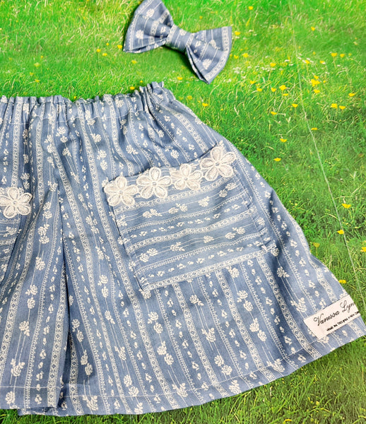 Chambray Shorts