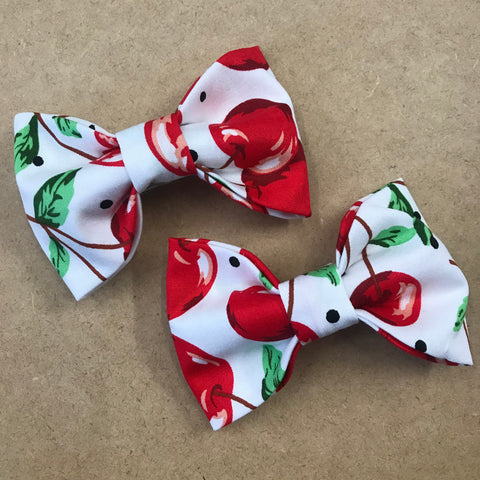 Cherry Hair Bows