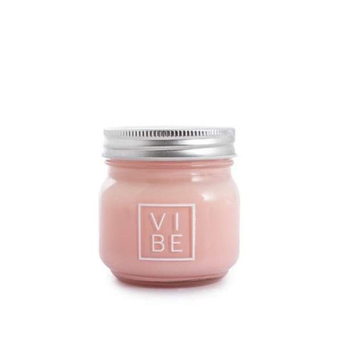 Soft Vanilla and Peach Scented Candle